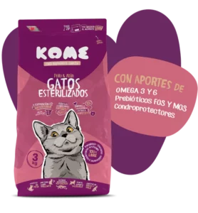Pienso para Gatos con Pollo y Atún - KOME - Imagen 2